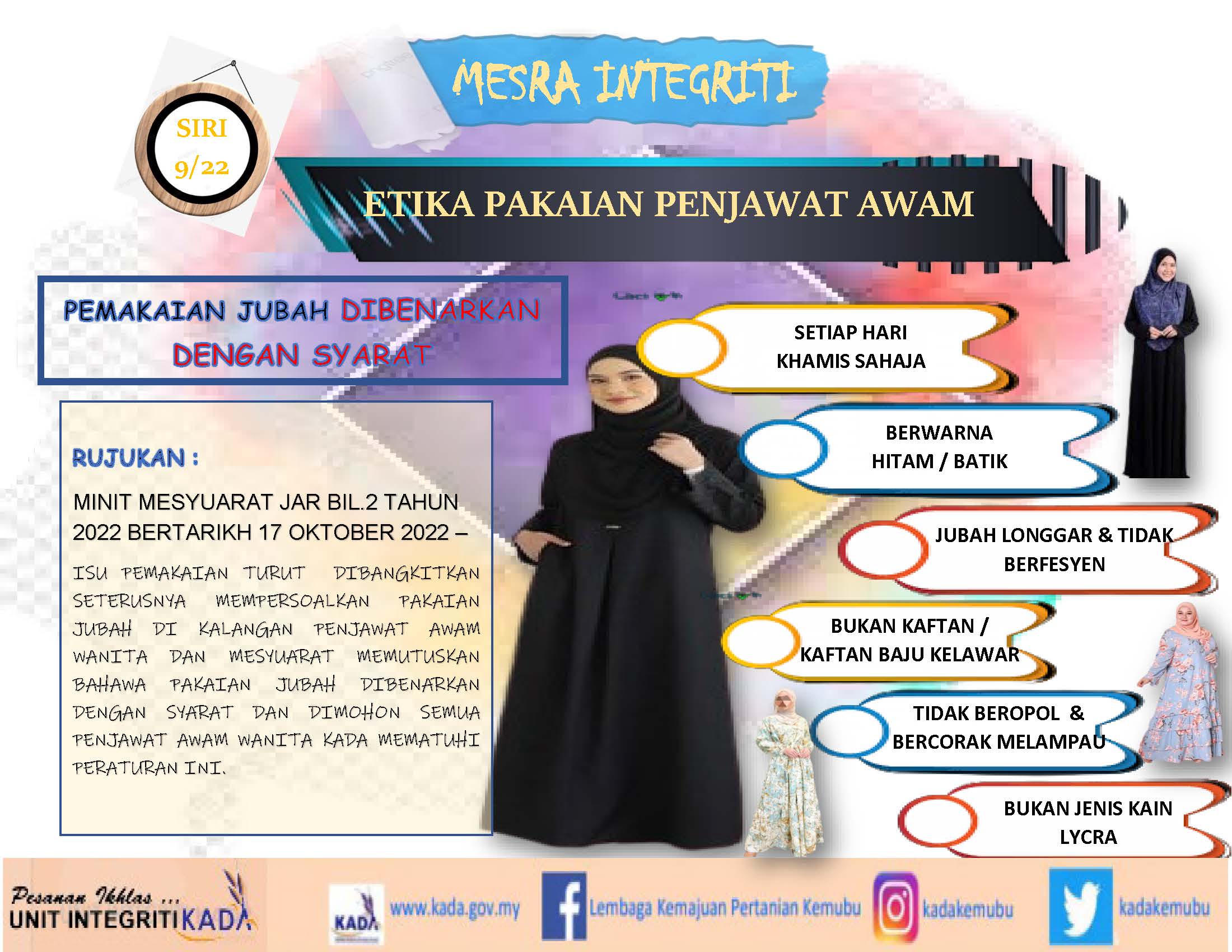 Siri 9 pemakaian jubah